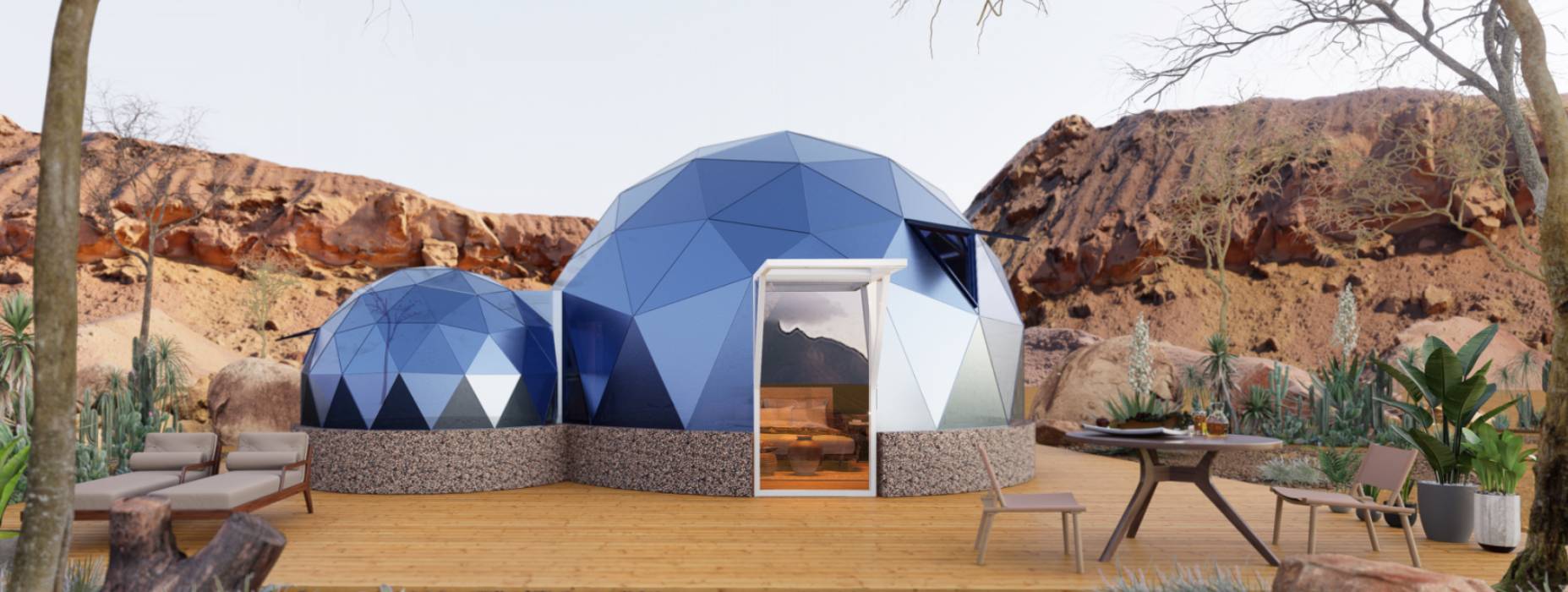 广安球形智能光伏玻璃星空房